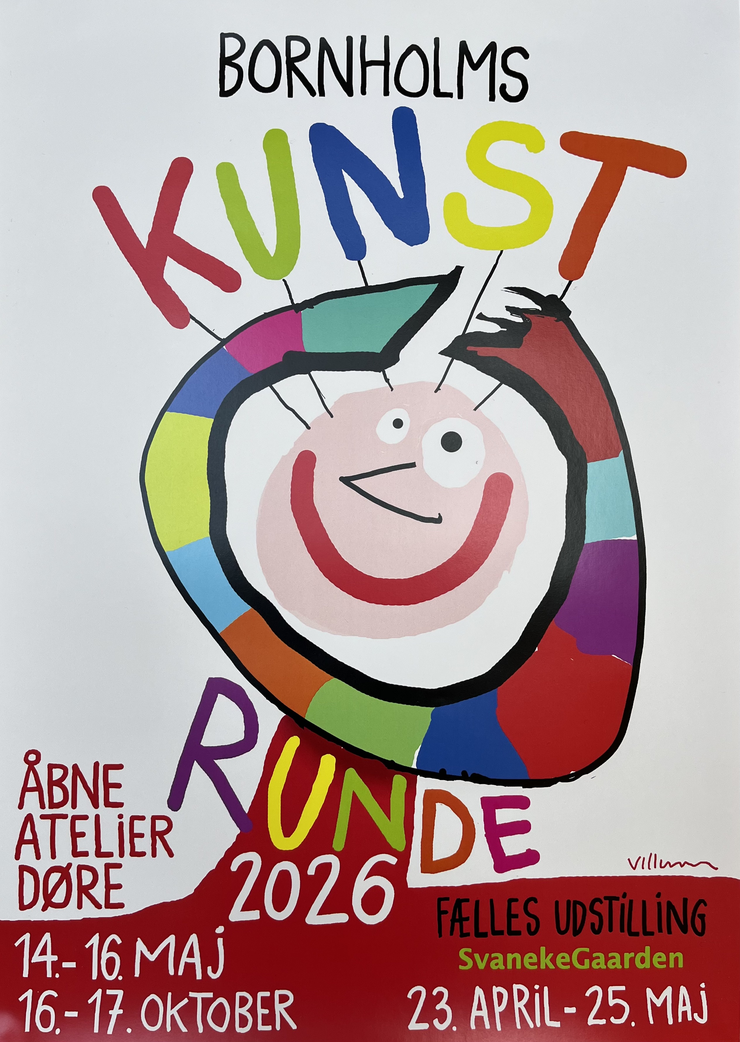 Kunstrunden 2026 plakat